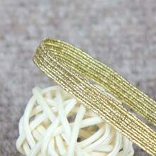 2 Yards 3/6/9mm Glitter Elastic Band Rubber Band Stretch Rope For Sewing Fabric DIY Handmade Garment Accessories