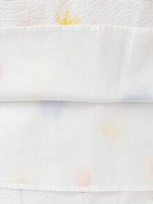 Balabala 女童连衣裙 儿童夏季纯棉泡泡印花连衣裙 - 白黃色調 - 查看 6