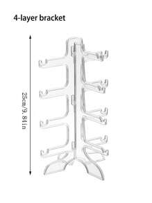 1 Piece Sunglasses Storage Display Stand, Glasses Storage Box Display Stand Can Hold 6 Pairs Of Glasses,For Holiday Beach, Bathroom Collection, Bedroom Collection, Large Capacity