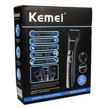 Kemei جهاز تشذيب شعر الأنف Kemei KM-1506 متعدد الوظائف قابل للشحن بمنفذ USB، ماكينة حلاقة كهربائية، ماكينة تشذيب لحية