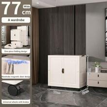 No Assembly Required Baby Simple Wardrobe, Children Clothes Storage Cabinet, Infant Plastic Closet, Bedroom Organizer