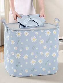 1pc Extra-Large Folding Storage Bag For Clothes, Quilts & More - Waterproof, Multi-Purpose Organizer With Zipper For Dorms, Moving & Luggage,5pcs Wardrobe Can Be Hung With Storage Racks, Portable Small Hangers, Hat Racks, Scarf, Sling, Belt, Tie Racks, Wardrobe Organizer, Bedroom Storage Racks - Multicolor - View 6