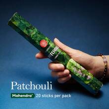 [Mahendra 香棒] 20 根香棒，Mahendra - 薰衣草、檀香、莲花、麝香、白鼠尾草、夜皇后、茉莉、广藿香、椰子、蜂蜜、金雨等 - 非常适合瑜伽、冥想、空气清新、祈祷和家居香氛 - 彩色 - 查看 32