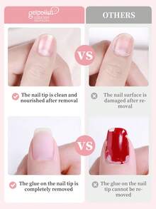 1pc/2PCS/3PCS Quick Nail Polish Remover Pen Gentle And Non-Irritating Perfect For Handmade Wearable Nails And Solid Gel, Protects And Nourishes Nails