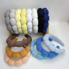 1pc Women Simple Cloud-Shaped Headband For Washing Face Hairband Diadema Hair Hoop
