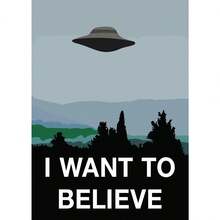 1PC Poster hiện đại TÔI MUỐN TIN TƯỞNG Tranh Canvas Người ngoài hành tinh UFO In HD Tv Chơi Nghệ thuật treo tường Hình ảnh cho Phòng khách Phòng ngủ Quầy bar Trang trí nhà Khung tùy chọn - Nhiều màu - Xem 32