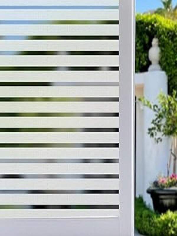 Film de confidentialité pour fenêtre, film pour fenêtre 3D sans colle, autocollant pour vitre pour porte de maison et de bureau, contrôle de la chaleur, anti-UV