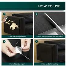 39.37*17inch Self Adhesive Leather Repair Patch Tape Large Leather Patches For Furniture, Couch, Car Seats, Office Chair, Bags, Vinyl And Boat Seat Repair, 24 Colors