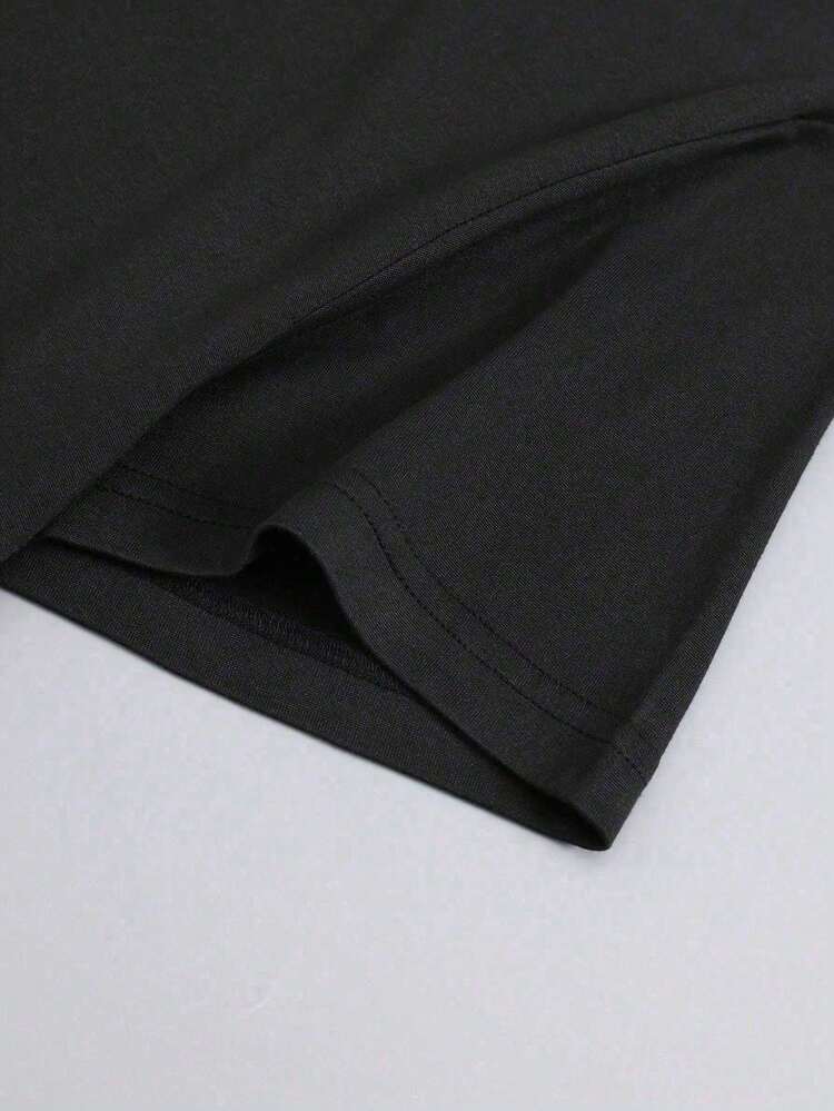 Camiseta de algodón negro de 190 g con cuello redondo y manga corta con estampado de leopardo y cereza para mujer: top informal elegante, de secado rápido, ajuste cómodo, ideal para el verano, perfecto para el uso diario, diseño gráfico único, declaración de moda, opción de atuendo versátil - Negro - Añade 7