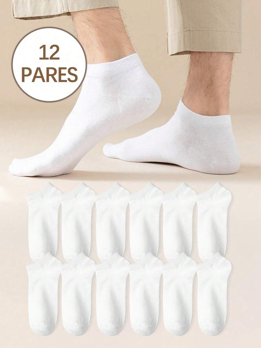 Men Invisible Socks - Beyaz - Görünüm 1