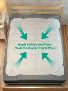 4pcs Bed Sheet Clips, Minimalist Multi-Functional Bedroom Fitted Sheet Holders