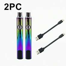 2pcs  510 Thread Battery Pens, Digital Screen Display, Voltage Adjustable, Portable Design, USB-C Charging, With USB-C Charging Cable, Mini, Fun, Indoor And Outdoor Use, Suitable For DIY Projects, Maintenance - 510 Battery Pen - View 13