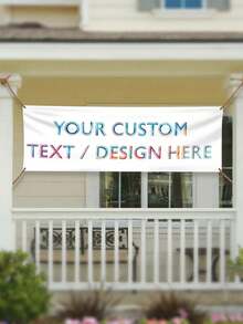 1pc Customized Banner, Graduation Banner, Personalized Full-Color Banner, Suitable For Indoor/ Outdoor Events, Retail, Parties, Images, Logos, Text, Advertisements, Fall Decor, For Family, Class Of 2026 - Multicolor - View 3