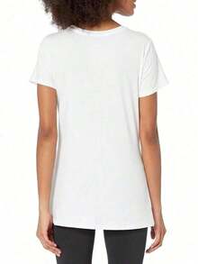 Women T-Shirts - 白色 - 查看 2