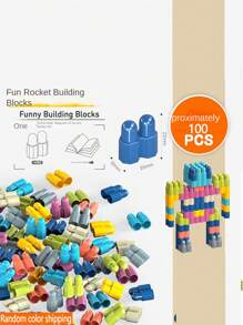 Giocattolo di costruzione per bambini, mini mattoncini da costruzione, giocattolo interattivo genitore-figlio, giocattolo educativo per bambini, sviluppa abilità manuali, regalo di compleanno, regalo di vacanza, regalo di Ognissanti, regalo di Natale (colore casuale, la misurazione manuale potrebbe avere leggere deviazioni)