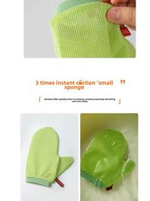 1 Stück Exfoliierender Gesichts- und Körper-Schrubber-Handschuhe, glatt & strahlend - Körper-Peeling Bad & Dusche - reinigt trockene abgestorbene Haut - sanfte aber wirksame exfolierende Reinigungshandschuhe