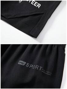 Pantalones cortos deportivos de verano para hombres, de secado rápido y finos, frescos y cómodos, con elástico, para correr y entrenar en gimnasio. Pantalones de senderismo, ciclismo y trekking con tejido transpirable, ligero y que absorbe la humedad. Apropiados para entrenamientos en el gimnasio y correr.