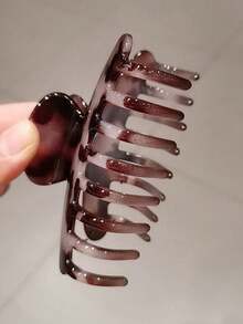 3pcs Vintage Hair Clips Set, Versatile Geometric Hollow Out Tortoiseshell Leopard Print Hair Claw Clips, Large Leopard Shower Hair Clips Hair Jaw Clip Hair Clamps Hair Clutch Hair Catcher Clip - Multicolor - View 3