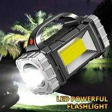 4/8 LED Ultra Brilhante Luz Solar Recarregável USB para Camping - Bateria Externa Portátil Lanterna, Bateria de Alta Capacidade, Porta Tipo-C, Adequado para Aventuras ao Ar Livre, Lanterna Recarregável, Luzes Solares Externas