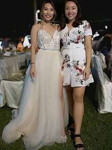 1 件女式开叉长款及地超长薄纱裙，带可拆卸丝带，适合夏季舞会晚会黑色万圣节秋季女士服装 - 黑色 - 查看 8