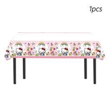 Sanrio 70pcs Sanrio Hello Kitty Party Supplies,Included Birthday Banner,Hanging Vortexs,Plates,Napkins,Tablecloth For Hello Kitty Birthday Party Decorations,For Hello Kitty Party Decorations,Hello Kitty Birthday Party Decorations,Hello Kitty Party Decorations