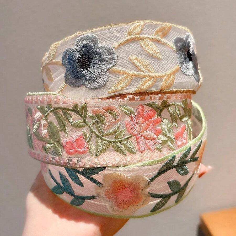 1pc/2pcs/3pcs Women Hair Hoop, Suitable For Daily Wear - Multicolor - View 1