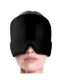 1pc Multi-Functional Wellness Eye Mask - Migraine Cap, Cold Compress Eye Mask, Reusable & Adjustable, Soft, Comfortable & Breathable, Ice Pack Face Mask, Everyday Use, Head Care, Face Care, Therapy, SPA, Sleeping, Gift, Unisex Polyester (Polyester) Eye Mask, All Season