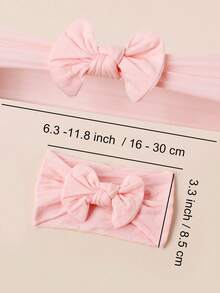 5pcs Nylon Butterfly Headbands, Soft & Comfortable Baby Hair Accessories - Multicolor - View 6
