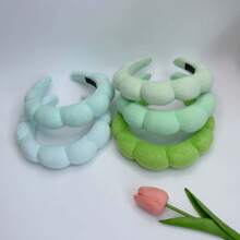 1pc Women Simple Cloud-Shaped Headband For Washing Face Hairband Diadema Hair Hoop