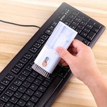 Ferramenta de Limpeza de Teclado 10 em 1 (1 peça), Escova Multiuso, Adequado para Telefone, Fones de Ouvido, Computador, Laptop, Relógio, Câmera, Lente, Caneta de Limpeza Profissional, Ferramenta de Limpeza de Fone de Ouvido Portátil