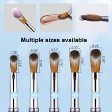 Pensulă de unghii Kolinsky 100% pentru manichiură, pensulă de gel pentru arta unghiilor, pensulă de pulbere lichidă acrilică, pensulă de sculptură cu gel, pensulă de desen, stilou