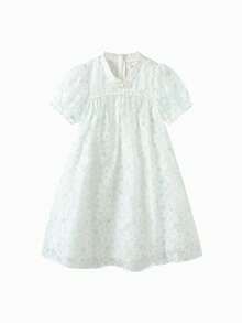 Balabala 女童连衣裙儿童夏季印花连衣裙新款中国风时尚 - 藍綠色調 - 查看 4