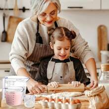Plastic Measuring Jug, Measuring Cups,Measuring Cup Jugs For Baking Cooking, 150ML, 300ML, 600ML, Easy To Read Measurements, Cook With Accuracy 3PCS Kitchen Baking Measuring Cups, 150ml, 300ml, 600ml Set Plastic Measuring Cups, Cooking And Baking Seasoning Liquid Measuring Cups, Multiple Scale Identification, With Handle And Triangular Mouth