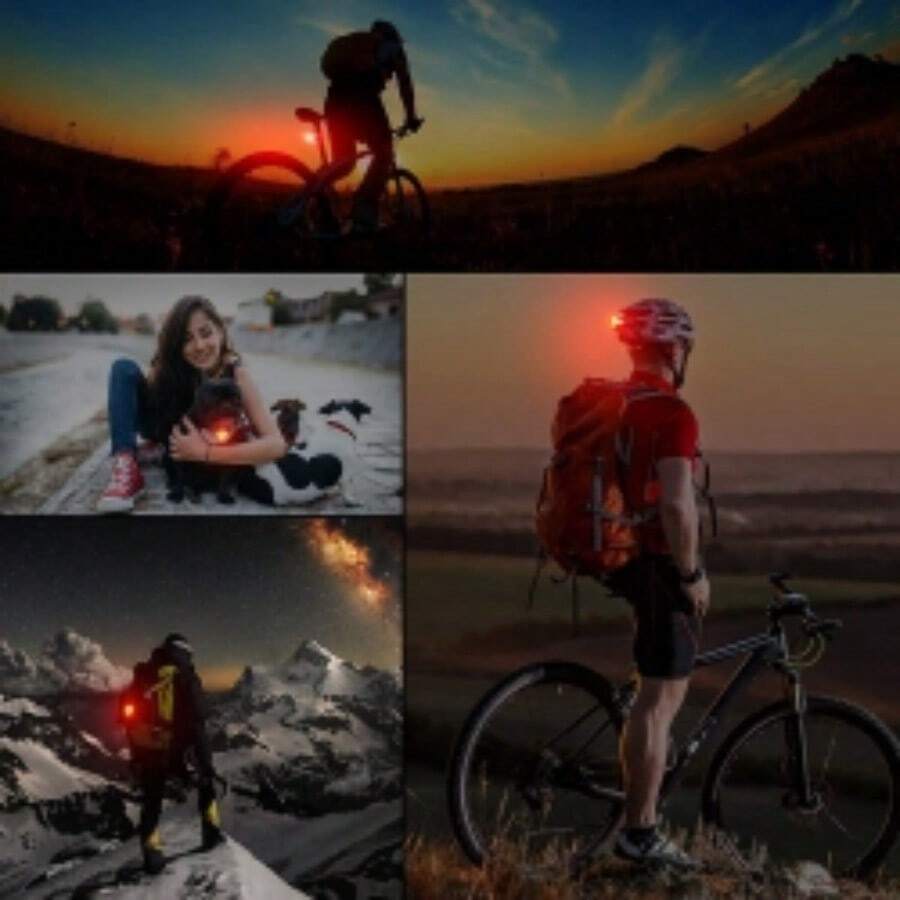 Bike Tail Lights Smart Rear Light Auto Brake Sensing USB Reharging  For Bicycle - 62016301 - View 1