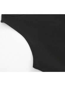 LGBT Lesbian Matching Couples Compliment I Like Her Boobs Tank Top - Black - View 4
