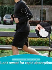 50pcs/Set Odorless Perspiration Absorbing Pads, Suitable For All Skin Types, Breathable One-Time Use Sweat Pads, Necessary For Body Care In Summer, Suitable For Travel, Sports, Outdoor Activities