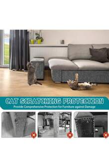 1 Piece Of Multi Size Pets Self-Adhesive Cat Scratch Pad, Suitable For Wall, Carpet, Sofa, And Furniture Protection, Suitable For Cat Scratch Posts, With Multiple Colors For Free And Fashionable Selection