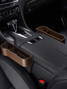 Car Seat Gap Storage Organizer - Large Capacity Design, Easy To Access, Prevent Items From Falling, Simple Installation, Suitable For Most Cars, SUVs And Trucks - Perfect For Driver And Passenger Seats, Easy To Use, Keep The Car Tidy, Car Storage Box Car Seat Gap Armrest Box Storage Box, Car Supplies Good Things Practical Mobile Phone Placement Box