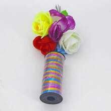 Geburtstags-Party Dekorationen & Hochzeit Grundlagen - 100 m dehnbame holografische Streifen + Ballon Bänder/Zip Clips für Brautgemach, Flitterwochen, Feier Dekoration!