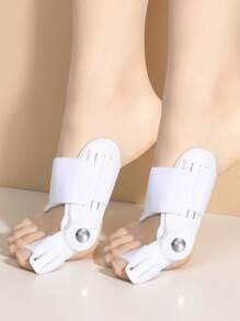 1 Pc Unisex White Toe Cover, Back To School Supplies, Boots Accessories For Shoes For Women, For Outdoor, Sport, Travel, Household, Office, School