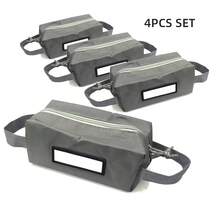 4-Piece Accessory Organizer Bag With ID Tags--Multi-Capacity Shooting Range Essentials Organizer Bag (Suitable For Outdoor Sports And Training Gear) - Multicolor - View 8