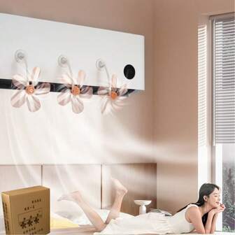 3 Pcs Air Conditioner Wind Guard Deflector, Color Random, Office/Room Use
