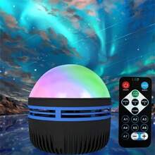 1pc Galaxy Star Projector, USB Powered Rotating Night Light, Fantasy Theme Decor For Bedroom, Perfect For Christmas, Camping, Wedding, Halloween, Desk Lighting