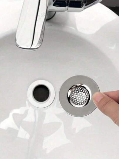 1 件多功能不锈钢水槽过滤器，防堵塞、防锈，易于安装在厨房和浴室 回到学校