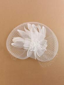 1pc Fashion Women Fascinators Hat Tea Party Hat Women Bridal Mesh Headdress Cocktail Tea Party Headdress