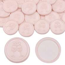 25 片装酒杯蜡封贴纸，自粘蜡封贴纸，适用于婚礼派对邀请函信封、返校季、学校用品 - 均碼 - 查看 13