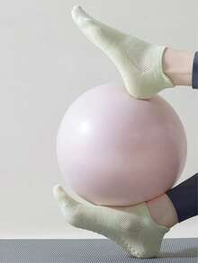 3/6/9 Pairs/Pack Women's Thin Summer Style Breathable Mesh Exercise Yoga Pilates Aerobics Silicone Anti-Slip Running With Ears Sock - Multicolor - View 5