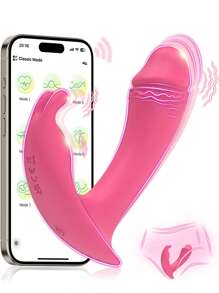 Wearable Dildo Panty Vibrator,Thrusting Dildo With Heating,G Spot Clitoral Stimulator,Remote Control Adult Supplies,Sex Toys For Women Couples