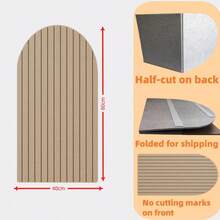 1pc Bohemian-Style Creative Wall Sticker, Nordic Minimalist Geometric Pattern, Arch-Shaped Decorative Background Wall Covering, Suitable For Bedroom, Living Room, Office, Classroom - Felt Bulletin Board, Photo Display, Memo Board Wallpaper Wall Paper Wall Stickers Room Decor Wall Decor Personalised Stickers - Multicolor - View 7