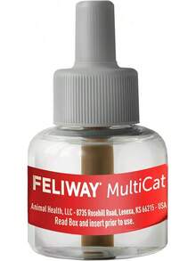 FELIWAY ®   MultiCat 3 X 30 Day Calming Refills Pheromone Diffuser, 3 X 48ml Value Pack- Helps Reduce Conflicts And Signs Of Tension In Multi-Households - 1 Gói - Xem 5